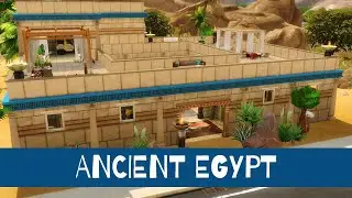 Ancient Egyptian City House |Speed Build| CC (Sims 4)