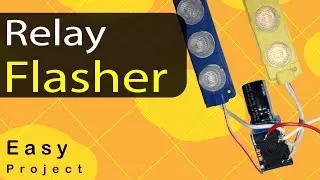 12v Relay Flasher Circuit | LED Chaser With Relay | Showrob Electronics Project #electronic #project