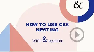 Level Up Your CSS Skills with Nesting: No Sass Required! css native nesting