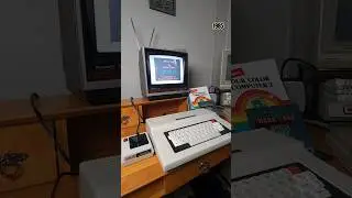 Playing Mega-Bug on Radioshack TRS-80 Color Computer 2 