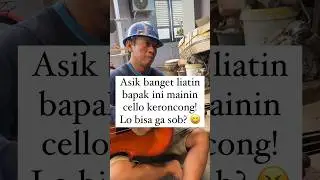 BAPAK INI JAGO MAININ CELLO KERONCONG! 📹IG: @rishadgumira