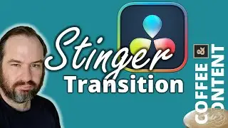 Can John create a stinger transition in DaVinci Resolve Fusion? Coffee & Content | Learn Out Loud