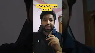 Is SAP ABAP Tough or easy to learn ? #sap #sapabap #abap #sapconsultant #mdyusuf