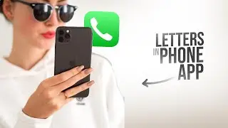How to Get Letters on iPhone Phone App (tutorial)