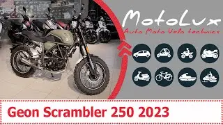 Geon Scrambler 250 2023 мотоцикл відеоогляд || Геон Скрамблер 250 2023 мотоцикл видеообзор