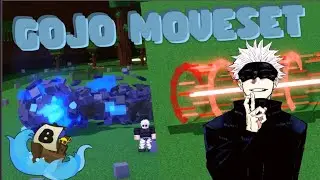 Gojo Moveset Showcase | BUILD A BOAT FOR TREASURE