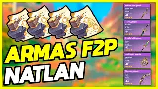 ¿CÓMO CONSEGUIR LAS ARMAS F2P DE NATLAN? GENSHIN IMPACT