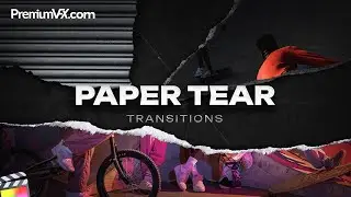 50 Paper Tear Transitions for Final Cut Pro