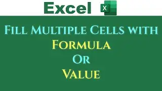 Fill Blank Cells with Value Above or Below using a Shortcut in Excel