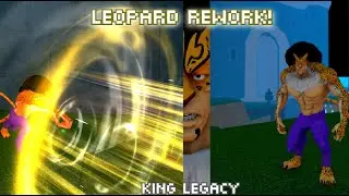 Leopard Rework Showcase! Rare Tier Fruit! [King Legacy]