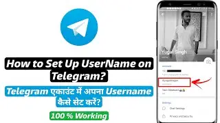 How to Set Username on Telegram | Telegram par username kaise set kare | Telegram Username