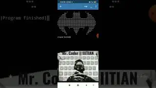 print any ascii art in just one line of code using this  ASCII ART ARCHIVE website