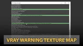 Vray Warning Texture Map | How to fix it?