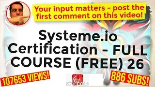 Systeme.io Certification - FULL COURSE (FREE) 26