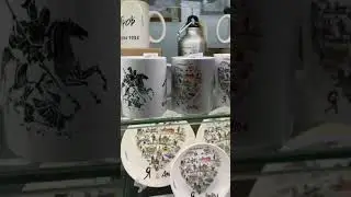 Тарелки и кружки с иллюстрациями Дмитрова