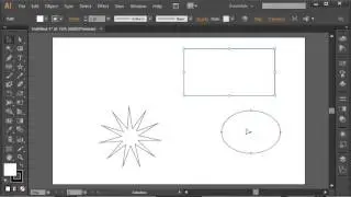 Adobe Illustrator - Selecting, Moving, & Resizing Shapes