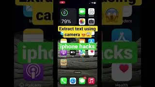 Extract text from camera app 😱 | iphone tricks 🔥🔥 #shorts
