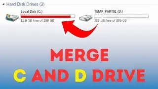 Merge C and D drive | Merge Partitions