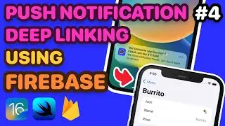 NavigationStack - Add Firebase Push Notifications & iOS Deep Linking in SwiftUI🔥