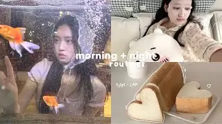 my realistic morning & night routines as a uni student vlog🧸 (productive 9am-2am)