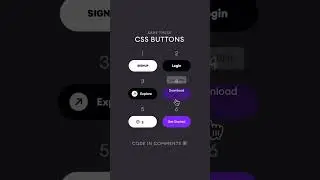 Different type of CSS Buttons 🔥🤯🤯🤯 #css3