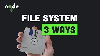 I used 3 different File System APIs in Node.js