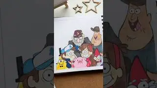 Рисую персонажей только из Gravity Falls🪵| Бил Шифр  | тгк: D1ashenka✨Подписывайся💫