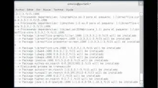 Install libreoffice on Fedora// instalar libreoffice en fedora