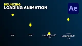 Jumping Loading Animation | After Effects Tutorial