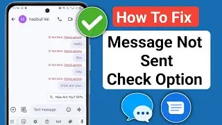 Message Not Sent Check Options Problem | How to fix not sent check options (2025)