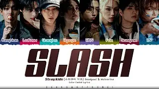 Stray Kids (스트레이 키즈) SLASH Lyrics [Deadpool & Wolverine OST] [Color Coded Han_Rom_Eng] | SBY