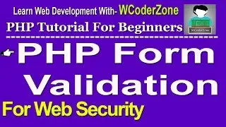 HTML Form Validation using php – For Website Security English