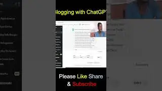Blogging with ChatGPT | @ShahKTech #ShahTech #shortsfeed #shortvideo #shorts