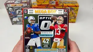 Ripping a 2023 Panini Optic MEGA Football Box - DOWNTOWN HUNT