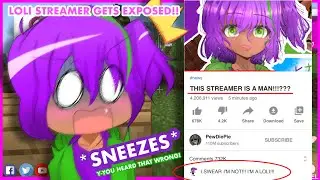 THIS LOLI STREAMER SNEEZED LIKE A GUY! (Possible Voice Changer Fail?)
