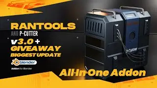 RanTools (and P-Cutter) V3.0 Out Now + Giveaway | HDRI Library | Fast Cutter Mode | Blender Addon