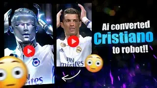 I converted Cristiano ronaldo into ROBOT🥶🔥 | Using Ai - Video editing Tutorial