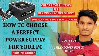 How to choose the right power supply for your PC (Hindi)