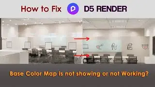 D5 Render Base Color Map is not working?  Try this | English Subtitle