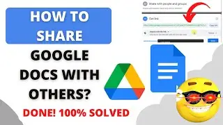 How to Share Google Docs With Others?