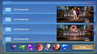 NEW WORKING REDEEM CODES WITH EXORCIST SKINS REDEEMTION CODES THIS DECEMBER 2022 IN MOBILE LEGENDS