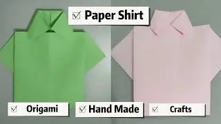 How to make paper clothes - easy origami crafts