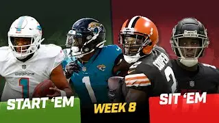 Week 8 Start Em, Sit Em: Set A Winning Fantasy Lineup!