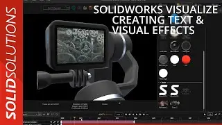 How to Create Text and Visual Effects in SOLIDWORKS Visualize