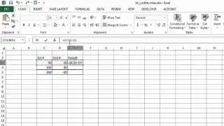 When Doing Excel Formulas, How Do I Lock in a Number? : Microsoft Excel Help