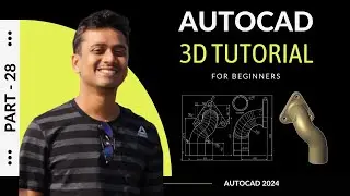 AutoCAD 3D Tutorial for Beginners || AutoCAD 3D modeling mechanical