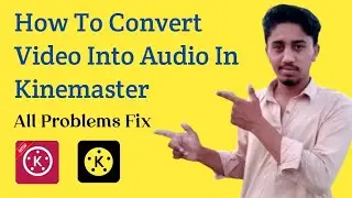 How To Convert Video Into Audio In Kinemaster | All Problems Fix