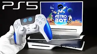 Unboxing ASTRO BOT DualSense - Game of the Year? (Pro Controller, Portable Monitor)