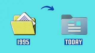 Windows My Documents Icon Evolution [HowToCodeSchool.com]