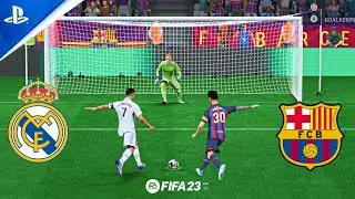 FC BARCELONA VS REAL MADRID RONALDO V MESSI FIFA 23 PENALTY SHOOTOUT